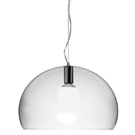 Kartell - FL/Y small D.38 Cristallo Lampada a Sospensione
