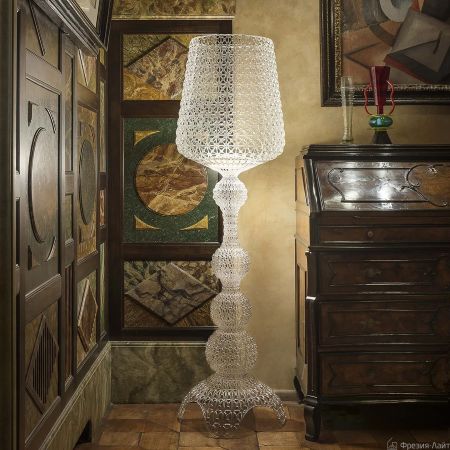 Kartell - Kakubi 9180 Trasparente Lampada da Terra