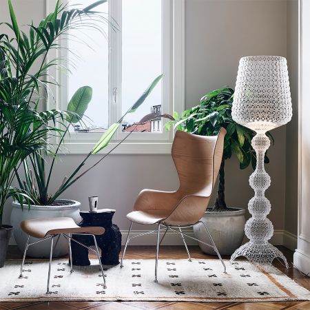 Kartell - Kakubi 9180 Trasparente Lampada da Terra