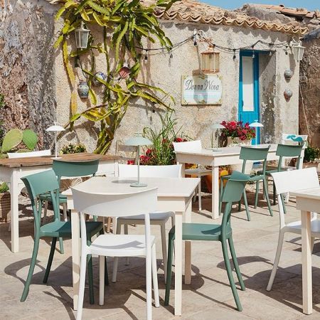 Kartell - Mini Geen-A Battery Nero Lampada da Tavolo Ricaricabile