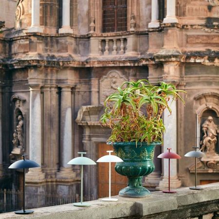 Kartell - Mini Geen-A Battery Nero Lampada da Tavolo Ricaricabile