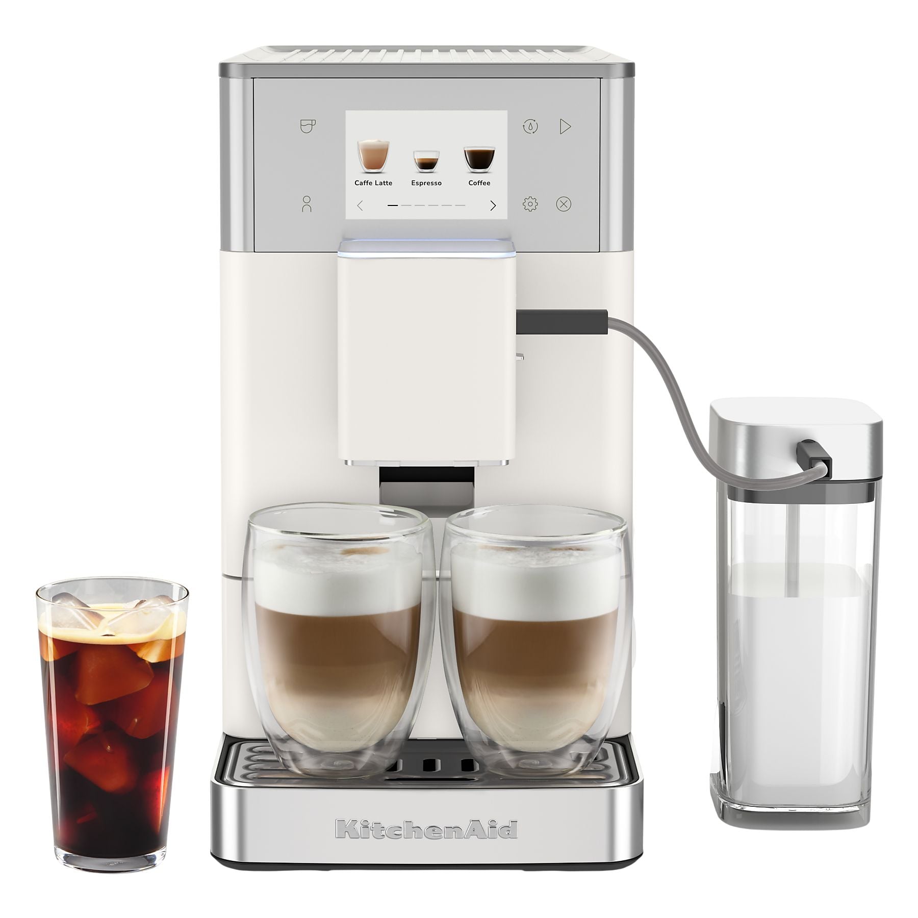 Kitchenaid Macchina per espresso superautomatica KF4 5kes8454epl bianco porcellana