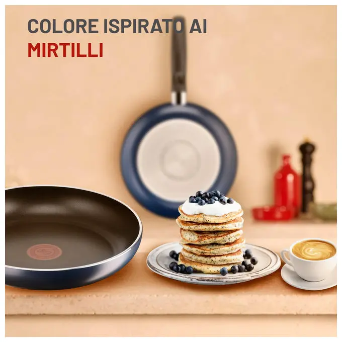 Lagostina Set padelle antiaderenti 24CM / 28CM Mirtillo