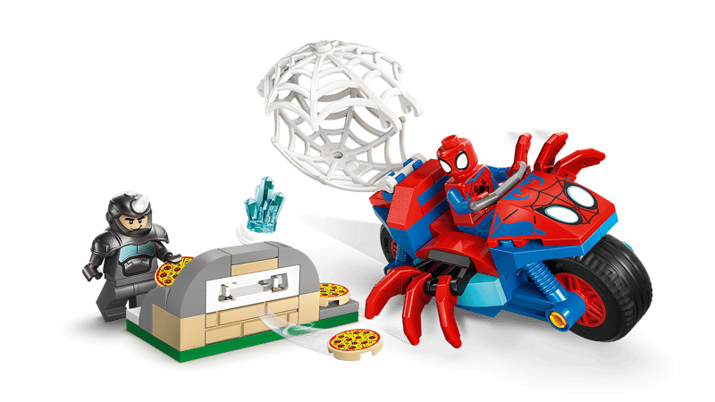 Lego® Marvel Spidey sulla moto contro Rhino 11206