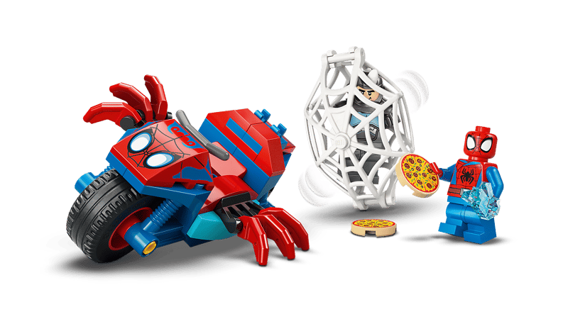Lego® Marvel Spidey sulla moto contro Rhino 11206