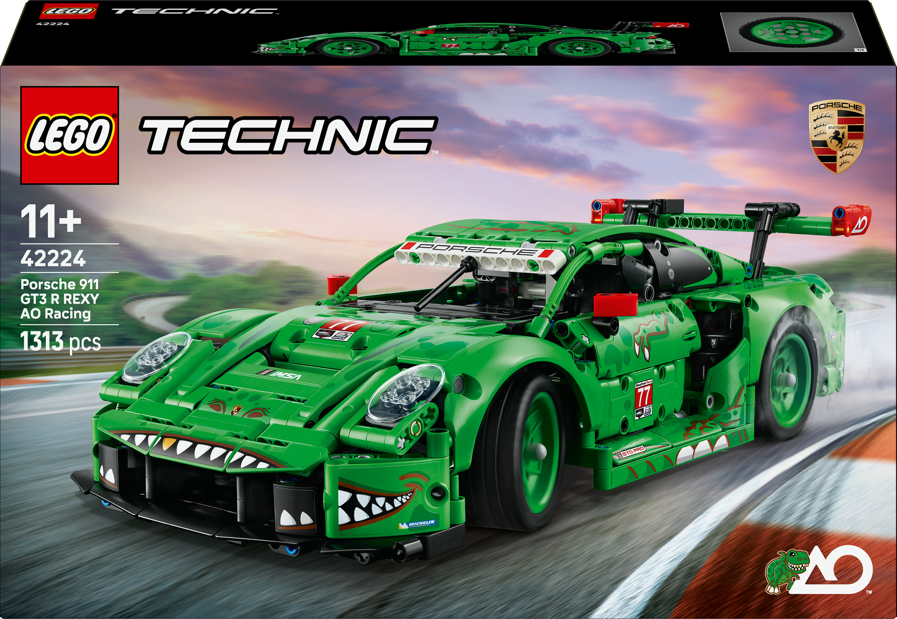 Lego Technic Auto Porsche 911 GT3 R REXY AO Racing 42224