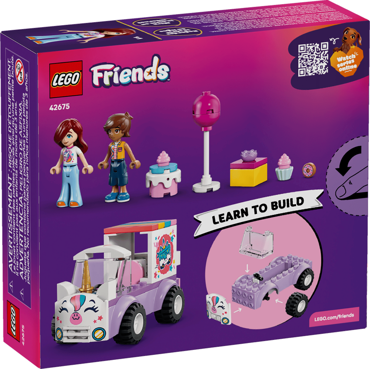 Lego® Auto-unicorno per la consegna di torte 42675