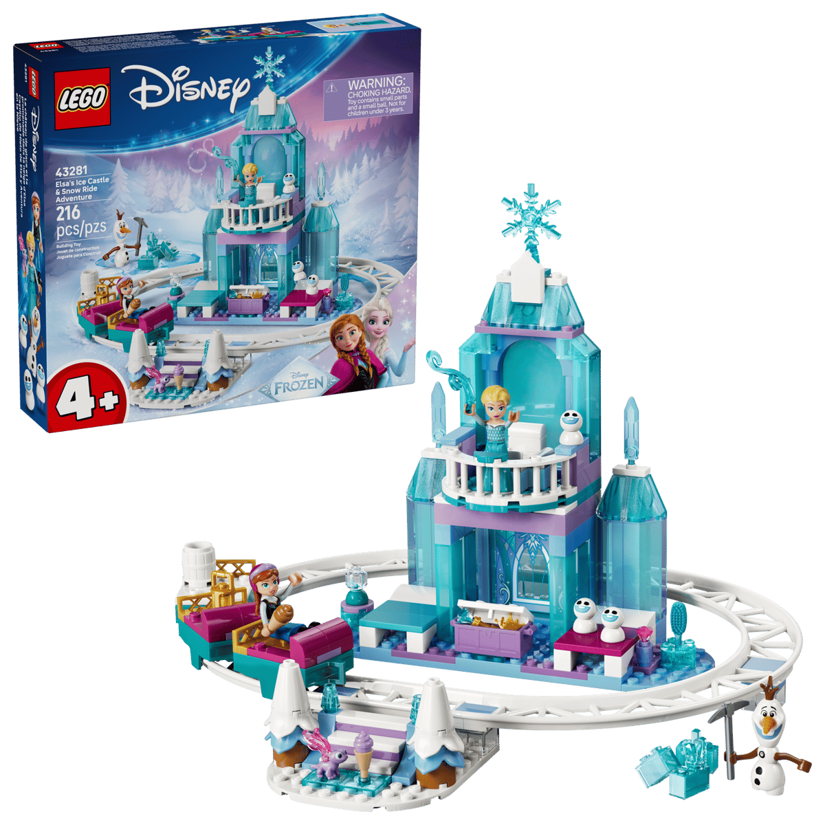 Lego® Castello di ghiaccio di Elsa e avventura sulla neve 43281