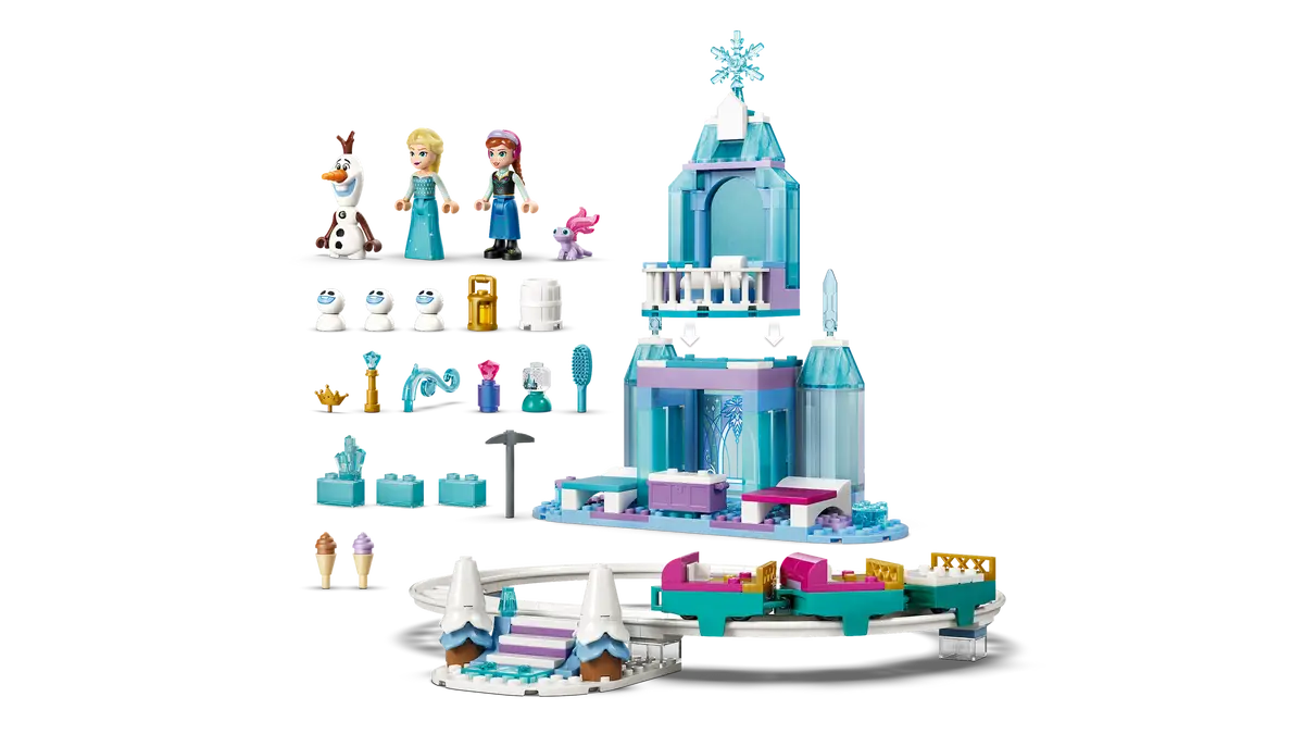 Lego® Castello di ghiaccio di Elsa e avventura sulla neve 43281