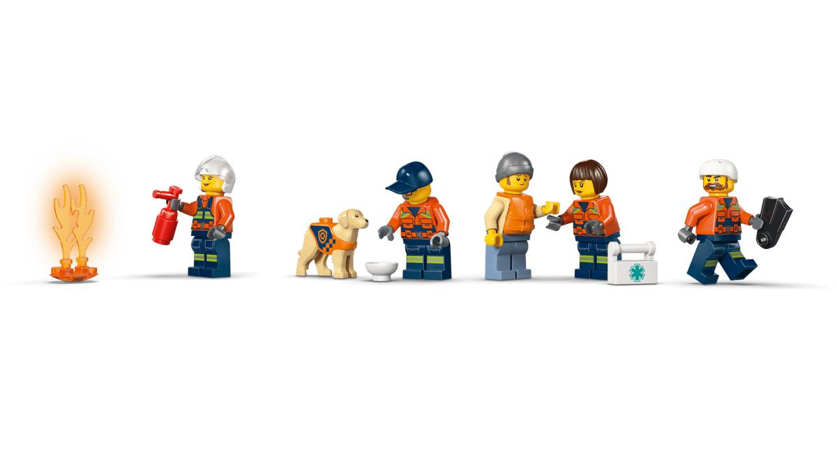 Lego® Motoscafo di soccorso ed elicottero della Guardia Costiera 60504