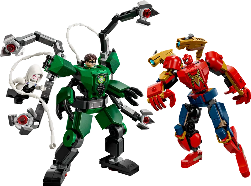 Lego Battaglia mech: Spider-Man vs. Doc Ock 76338