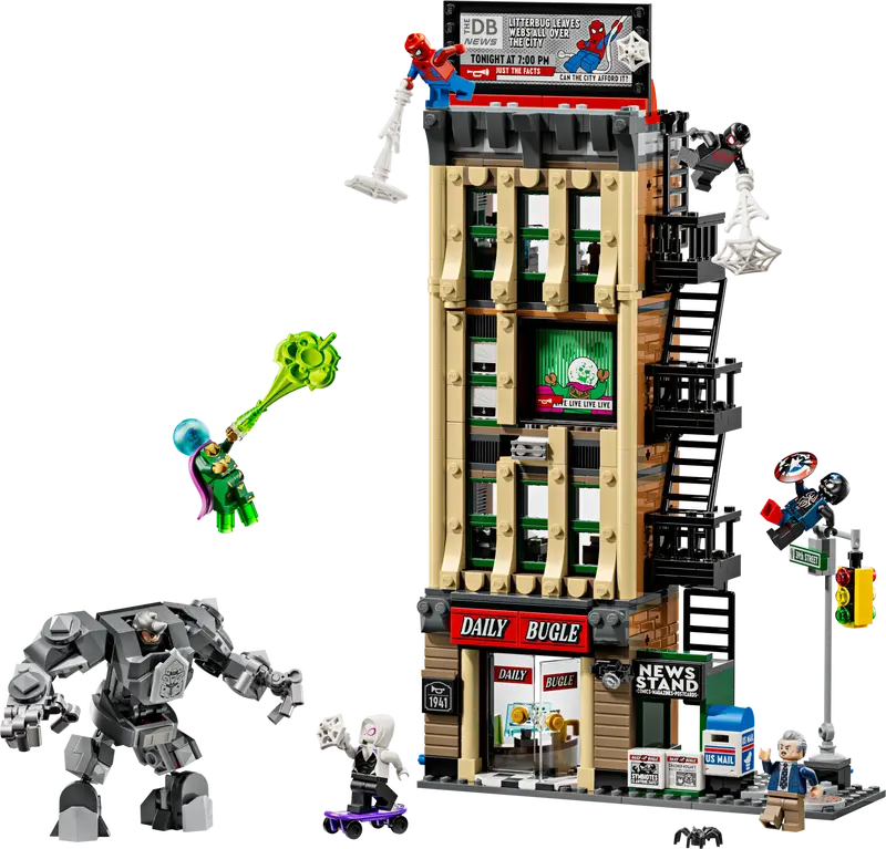 Lego Spider-Man vs. Mysterio: il Daily Bugle 76342