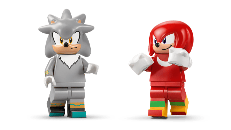 Lego® Sonic the Hedgehog: Auto di Silver vs. Monster Truck di Knuckles 77118