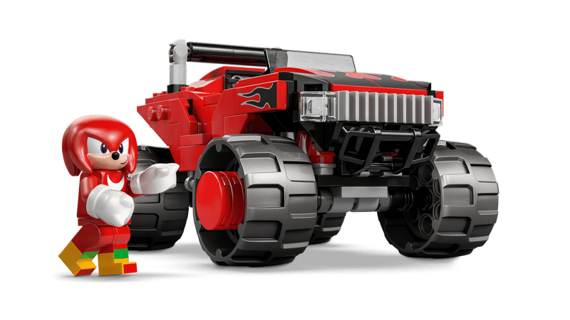 Lego® Sonic the Hedgehog: Auto di Silver vs. Monster Truck di Knuckles 77118