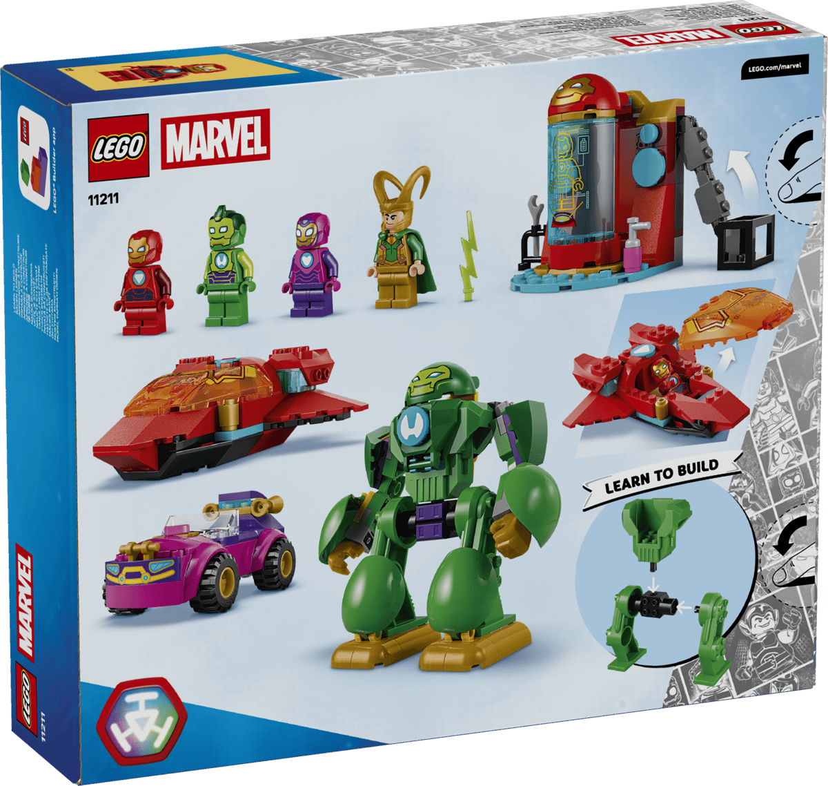 Lego® Marvel Loki vs. Team Iron Man 11211