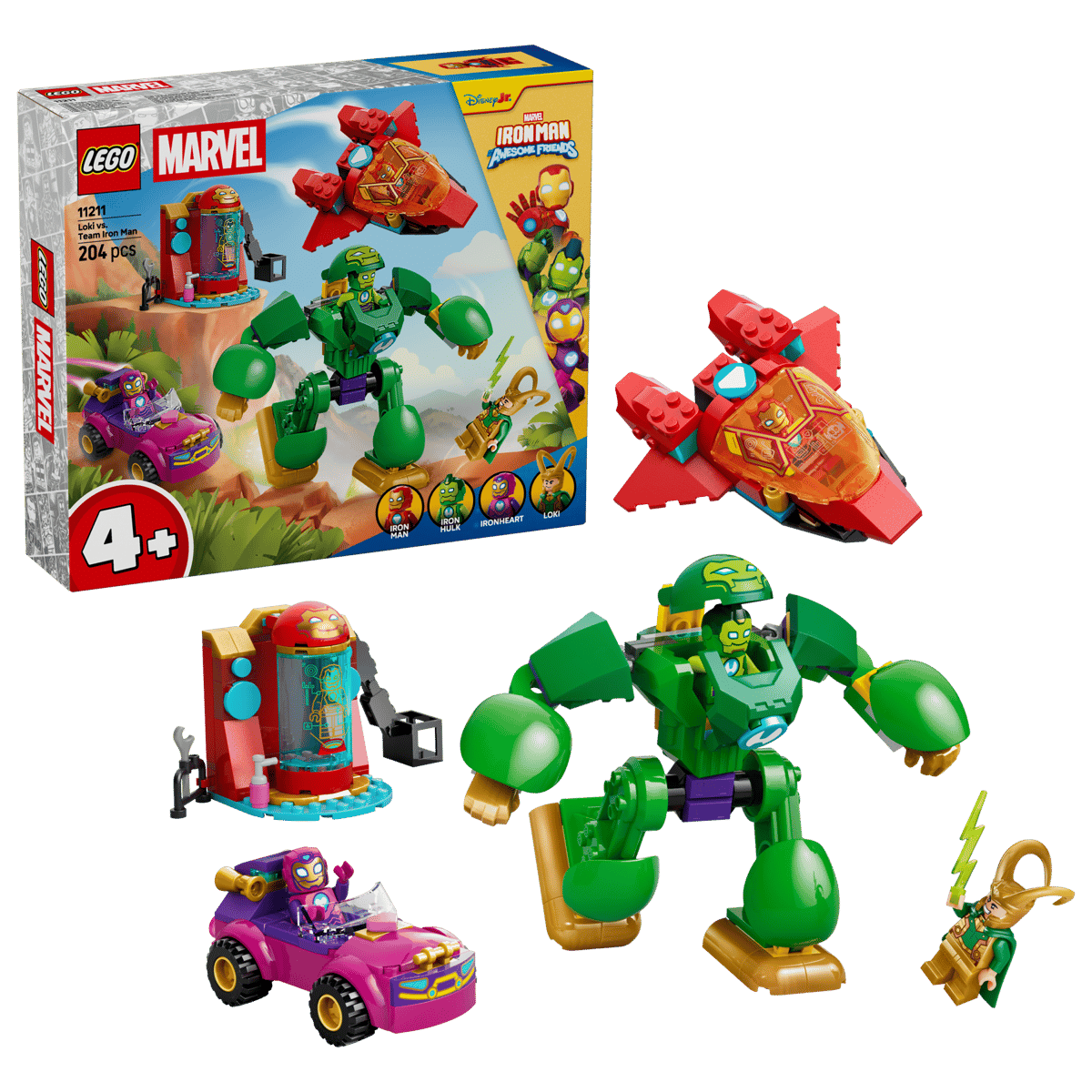 Lego® Marvel Loki vs. Team Iron Man 11211