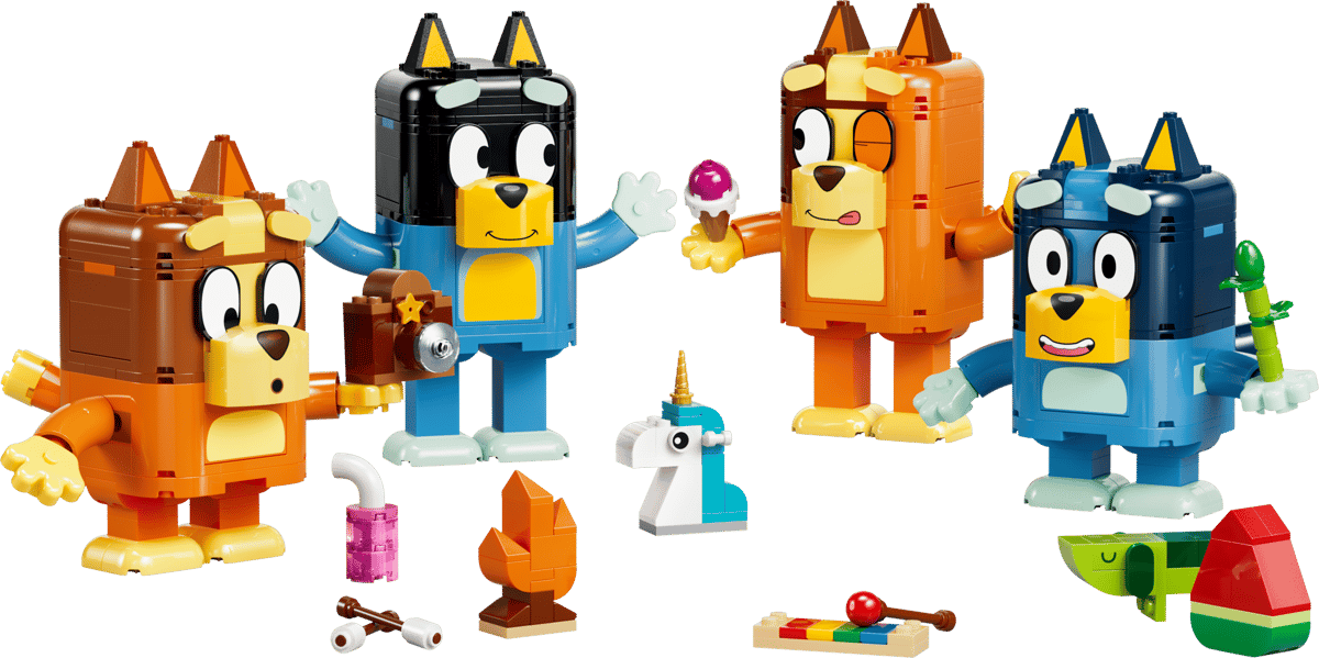 Lego® Bluey Famiglia Bluey in mattoncini 11217