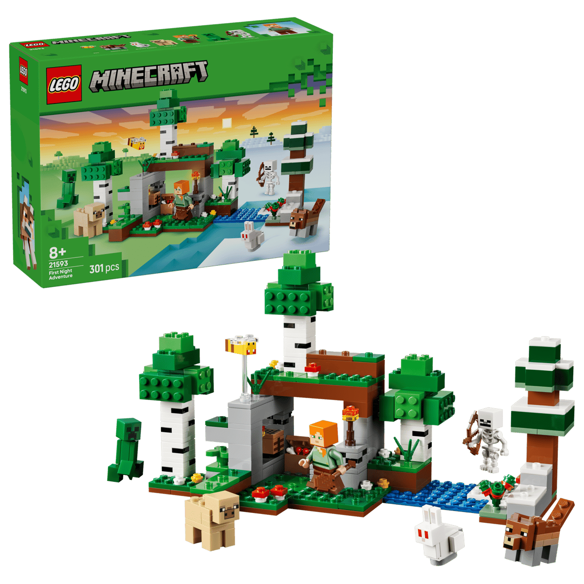 Lego® Minecraft Avventura della prima notte 21593