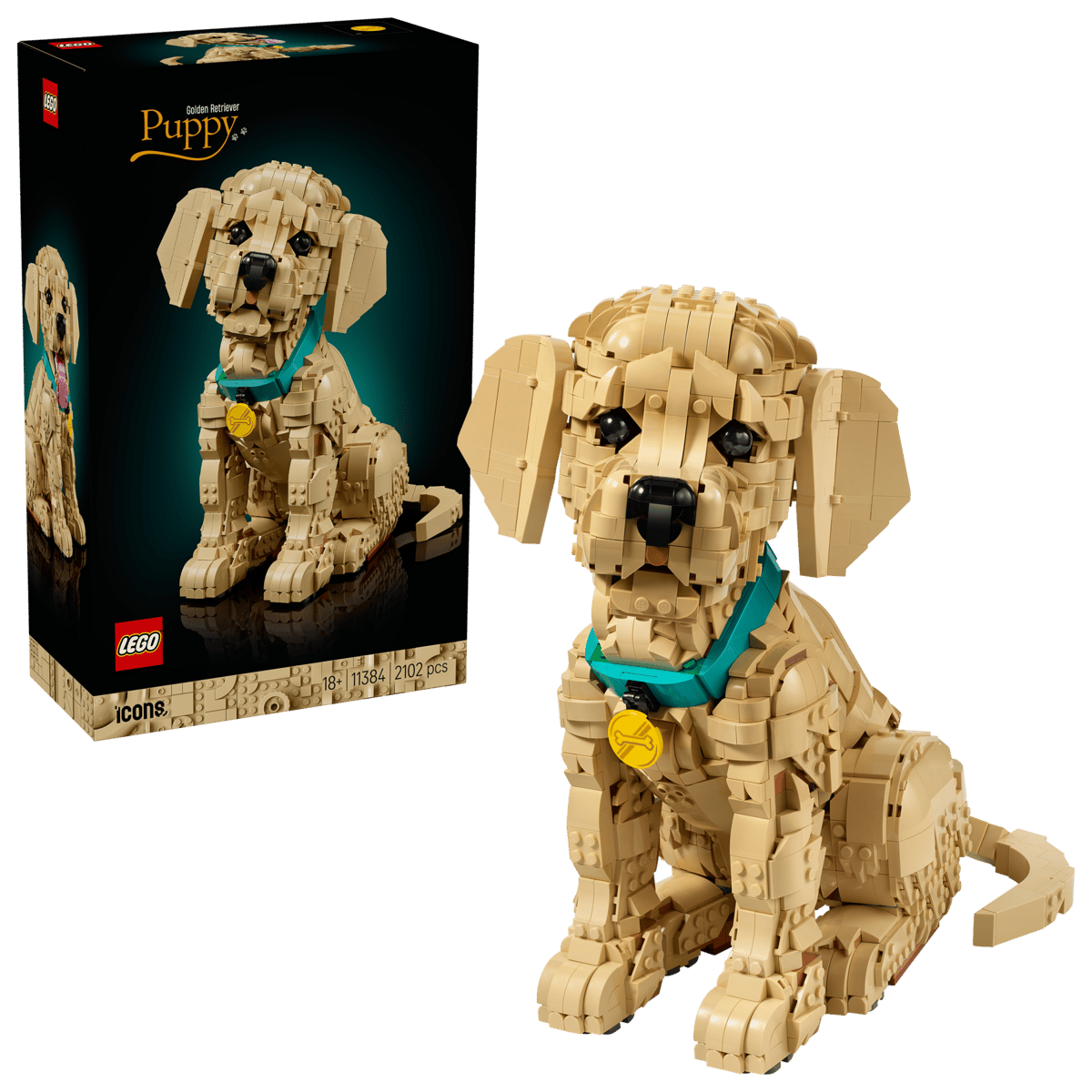 Lego® Icons Cucciolo di Golden Retriever 11384