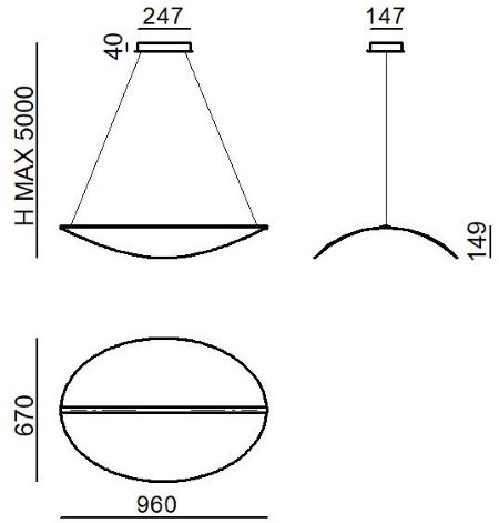 Stilnovo - Diphy P1 - L96 cm