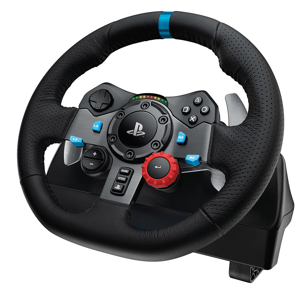 Logitech Set Simulatore di corsa G29 + cuffie G321 + Pedale Nero