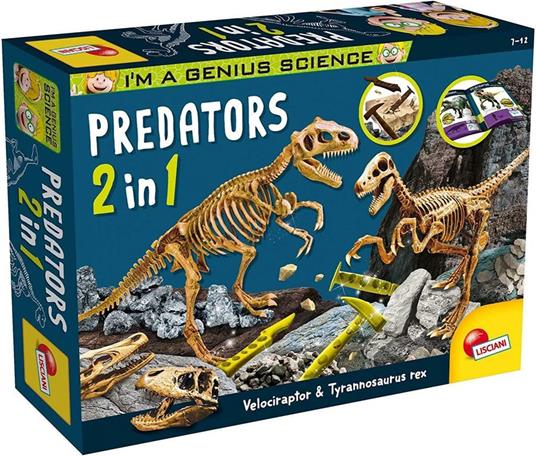 Lisciani Giochi I'm a Genius Predators 2 in 1