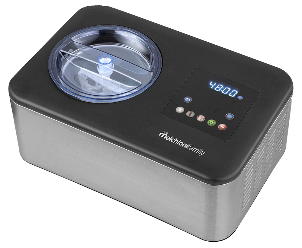 Melchioni Gelatiera Icecream con compressore 1.2L Nero