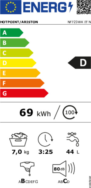 Hotpoint Capacità (kg): 7 - ariston - Nf723wk It N | Comet