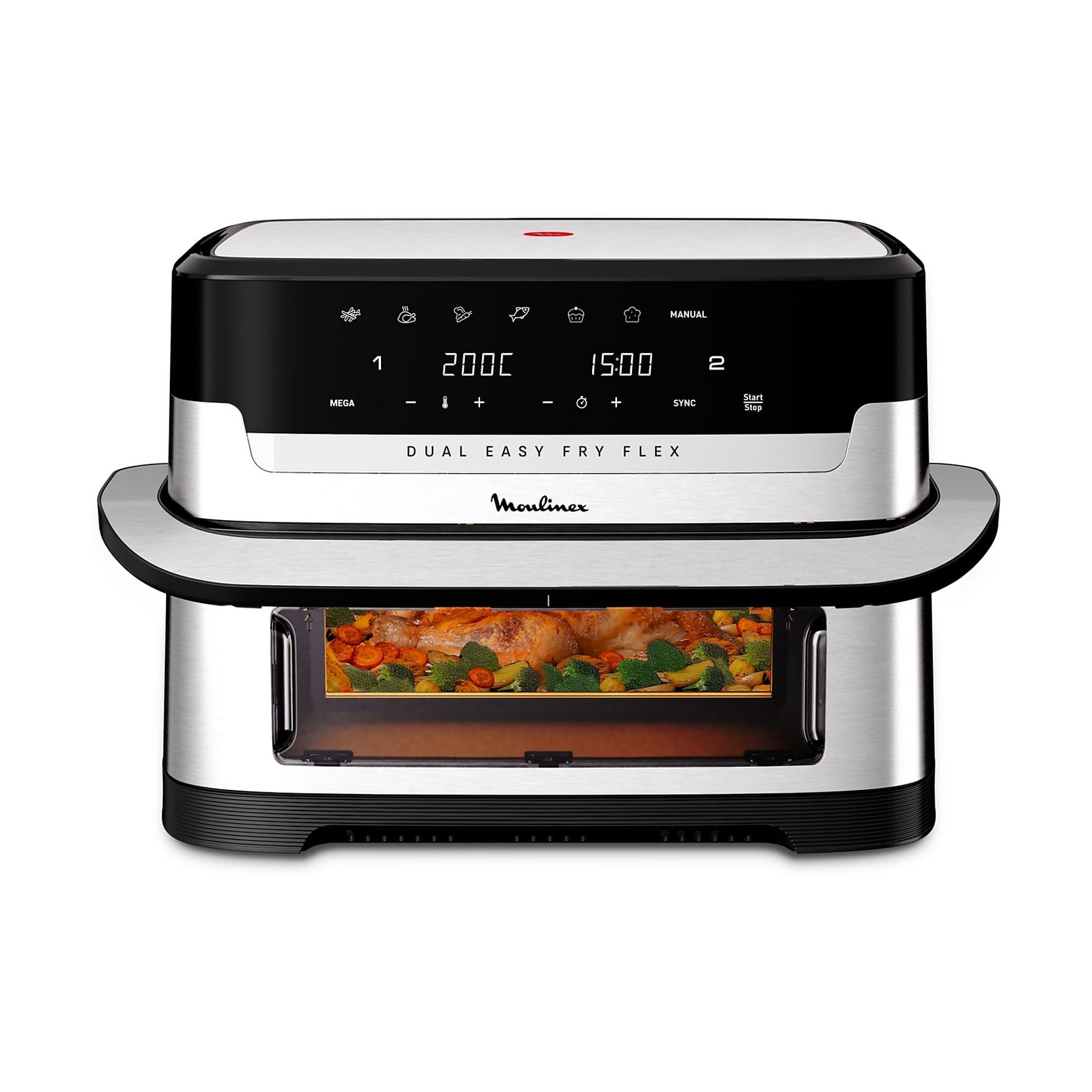 Moulinex Friggitrice ad aria Dual Easy Fry Flex Ez922df0