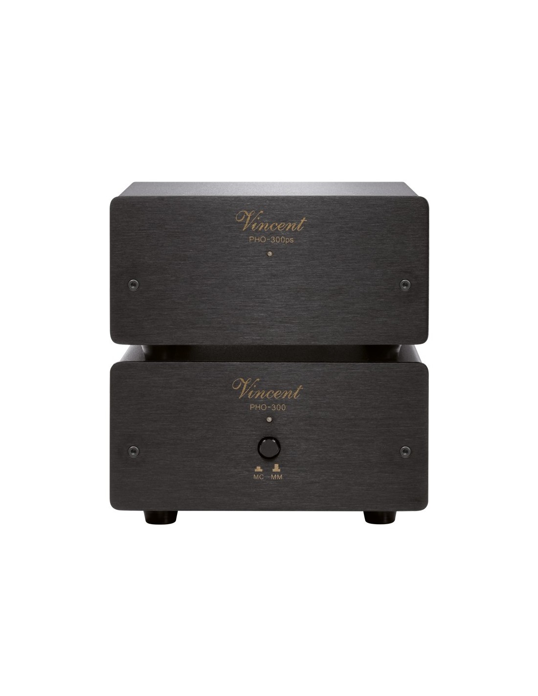 Vincent preamplificatore phono 2 telai pho-300 nero