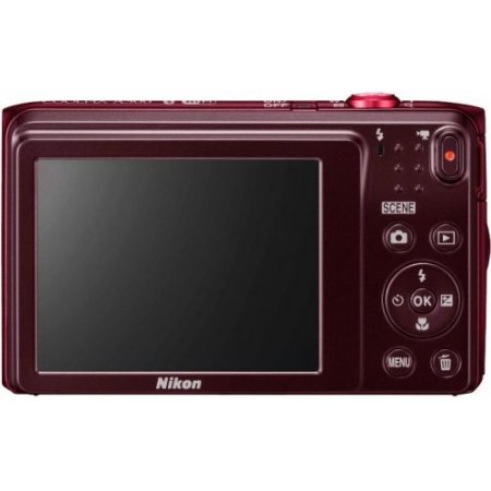 Nikon - Coolpix A300 Red