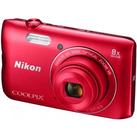Nikon - Coolpix A300 Red