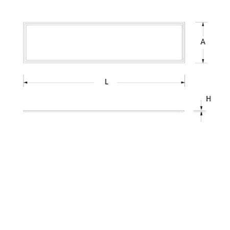 Novalux - The Panel 1200x300 38w/1a 4000k