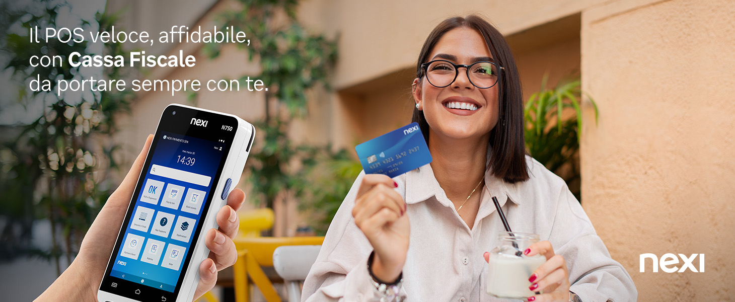 Nexi Smart Pos Mini Con Cassa Digitale