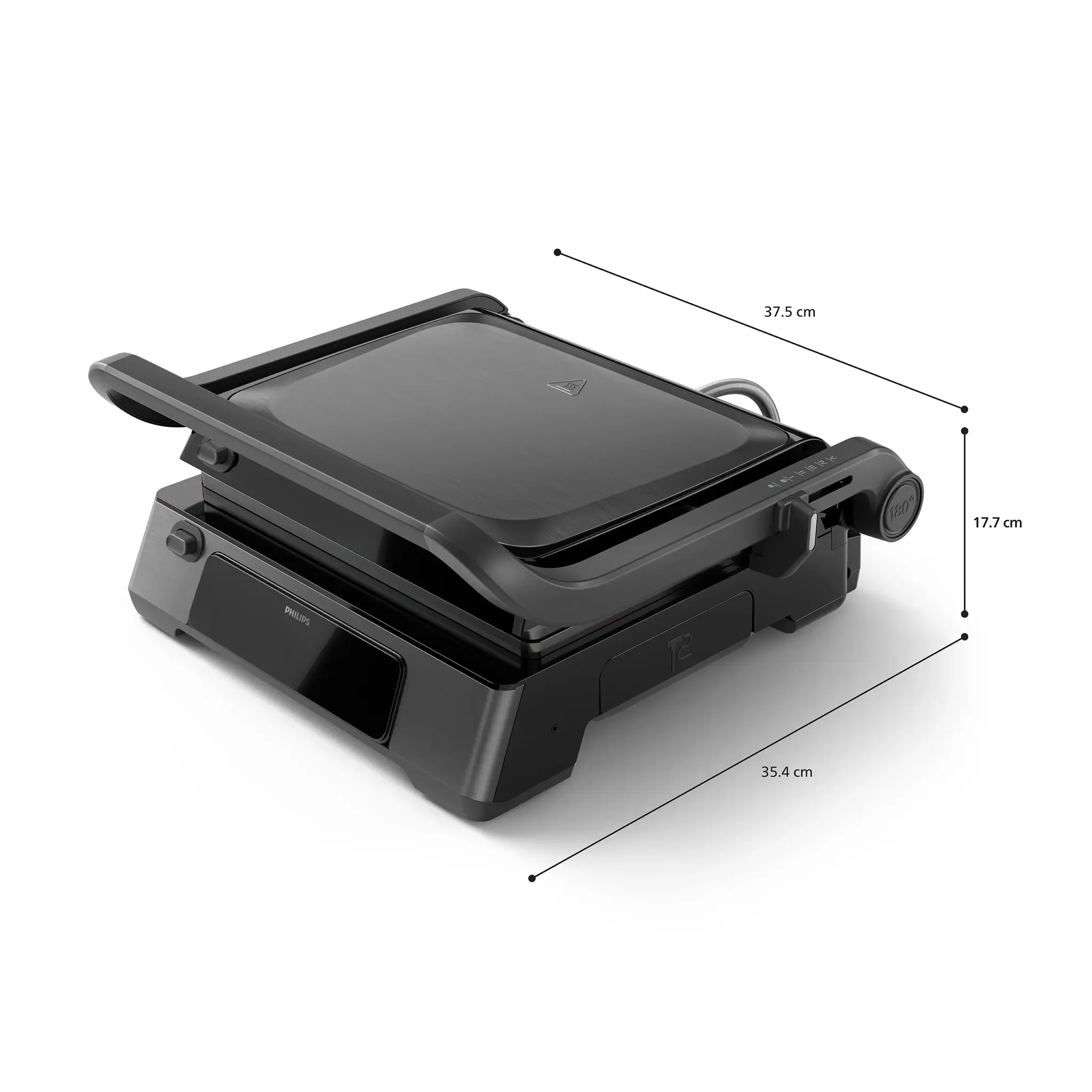 Philips Grill a contatto Serie 700 Hd6307/70 Nero