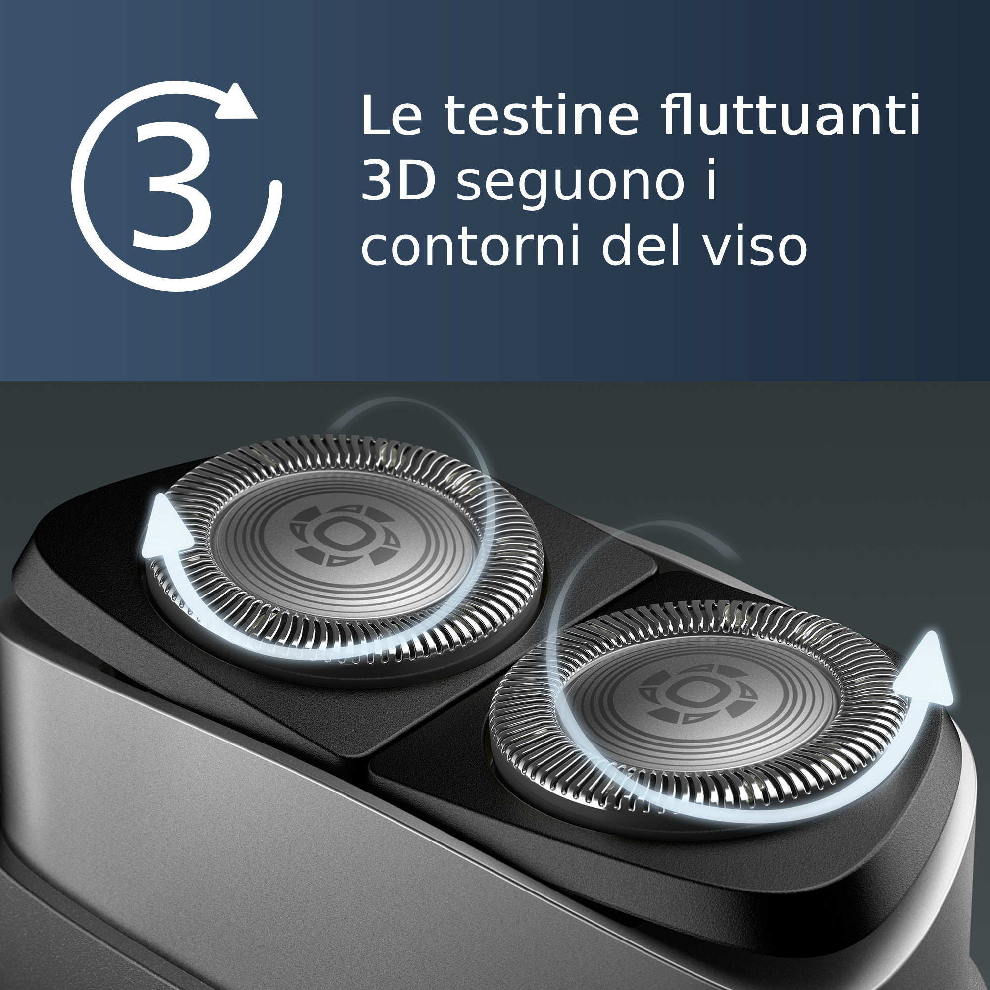 Philips Rasoio elettrico compatto Pq888/06 Nero