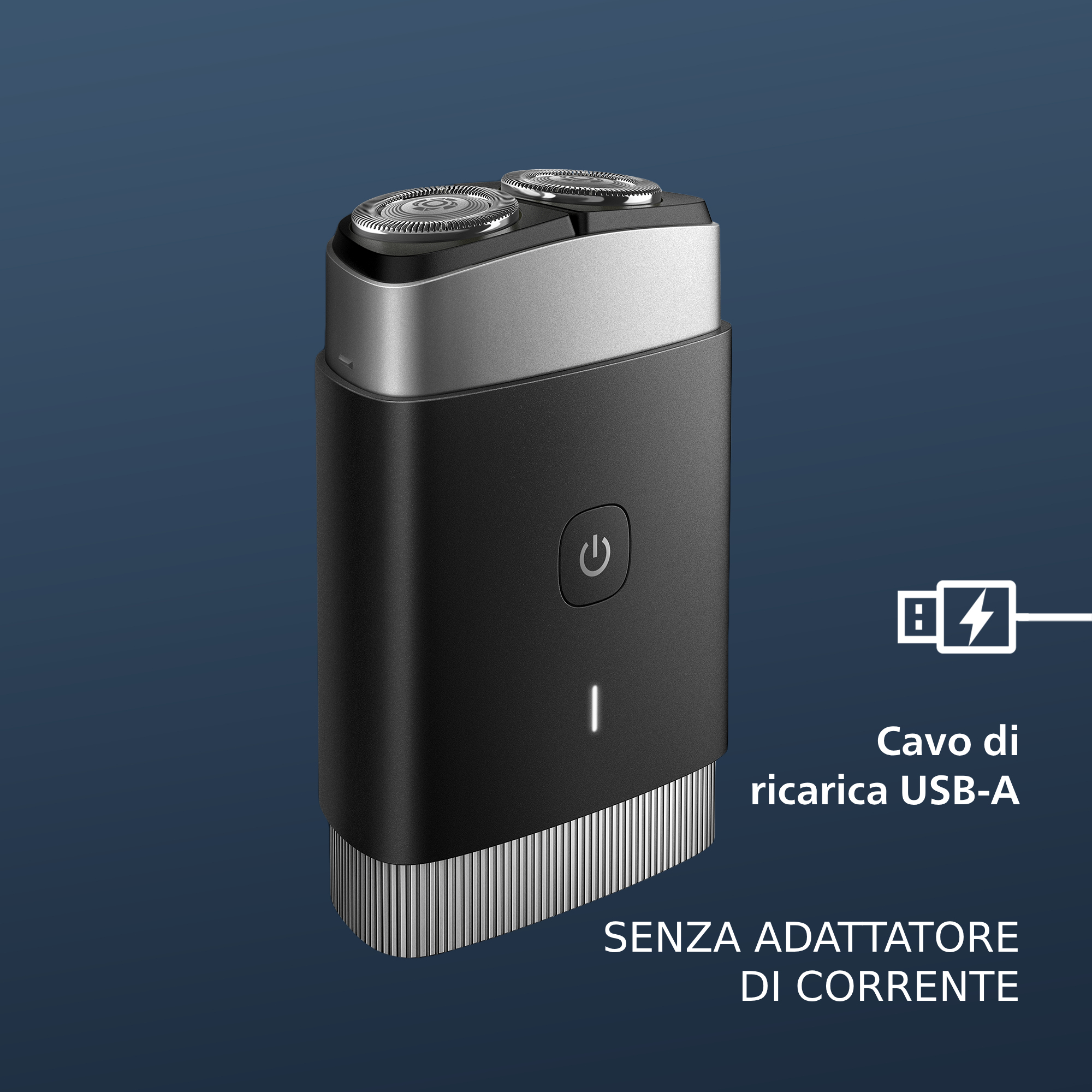 Philips Rasoio elettrico compatto Pq888/06 Nero