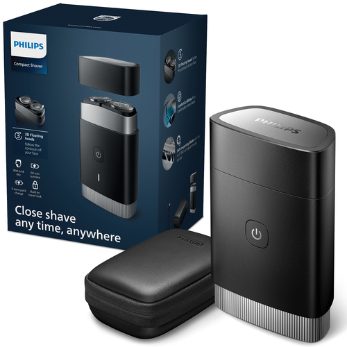 Philips Rasoio elettrico compatto Pq888/06 Nero