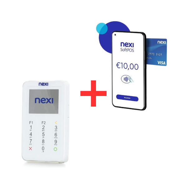 Nexi Lettore carte Mobile POS + SoftPOS