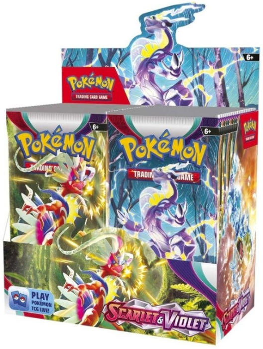 Pokemon Scarlatto e Violetto 01 Box 36 Buste Car2695 ENG