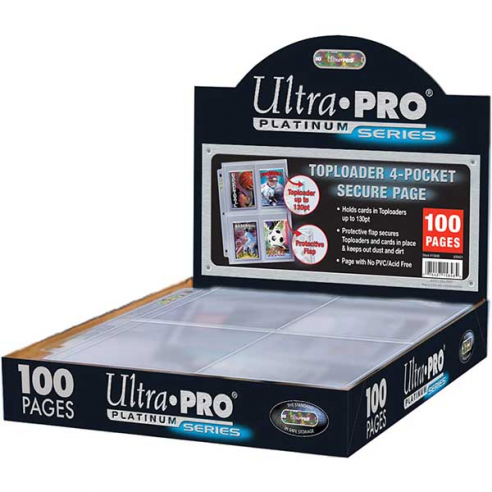 Db-line ULTRA PRO Secure Platinum Page per Toploader 4 Tasche 1pz Cabp0122
