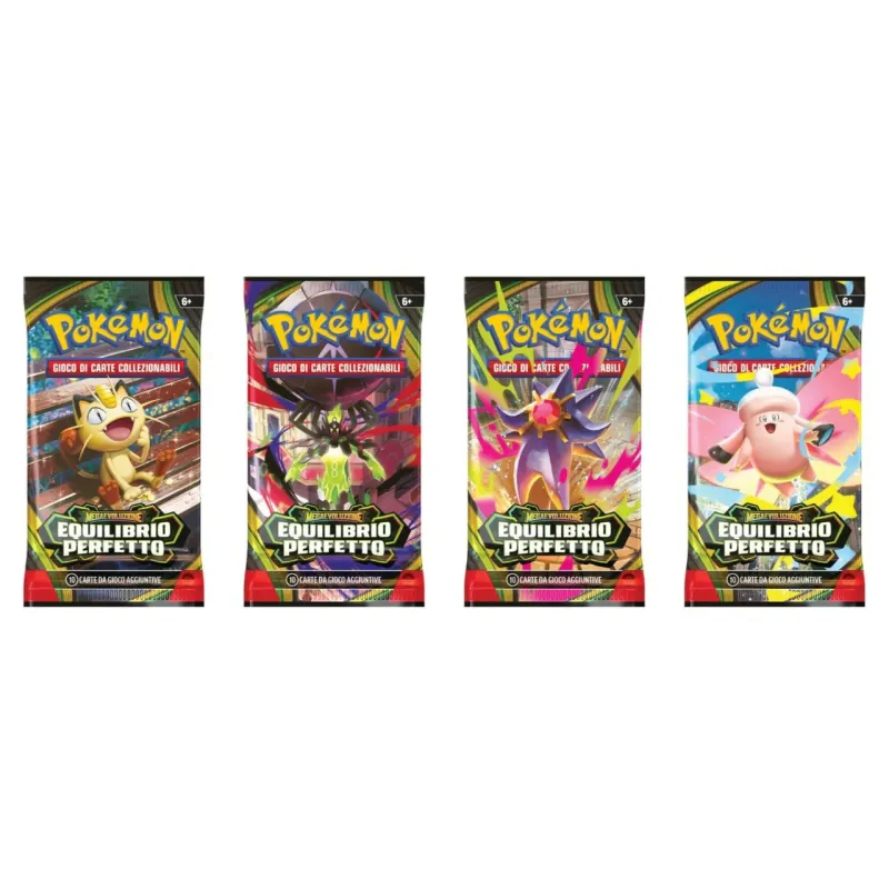Pokemon M1 Megaevoluzione equilibrio perfetto 1 Bustina 10 carte (IT) Pk10380-i