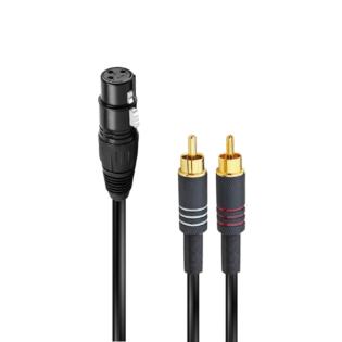Karma Cavo audio XRL f a 2 RCA m 1.5m Rdm C141-5
