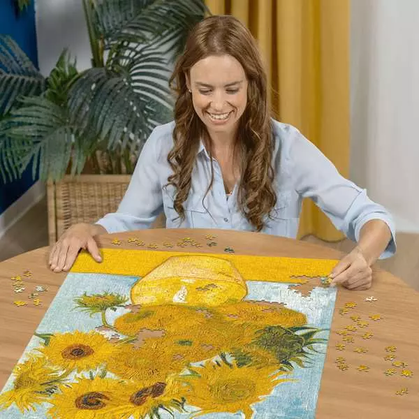 Ravensburger Puzzle Van Gogh: Vaso con girasoli 1500pz