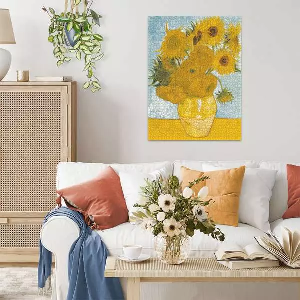 Ravensburger Puzzle Van Gogh: Vaso con girasoli 1500pz