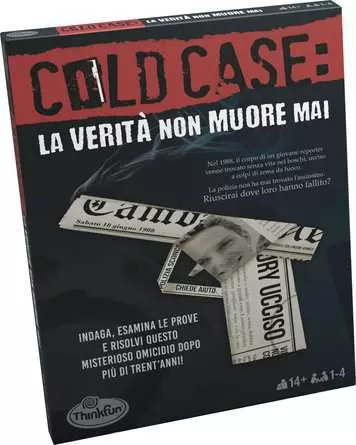 Ravensburger Gioco Investigativo ThinkFun Cold Case 1 La verità non muore mai - 76466