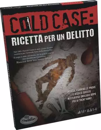 Ravensburger Gioco Investigativo ThinkFun Cold case Ricetta per un delitto - 76467