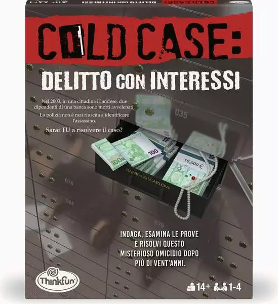 Ravensburger Gioco Investigativo ThinkFun Cold Case 3: Delitto con Interessi - 76594