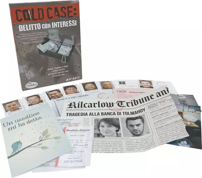 Ravensburger Gioco Investigativo ThinkFun Cold Case 3: Delitto con Interessi - 76594