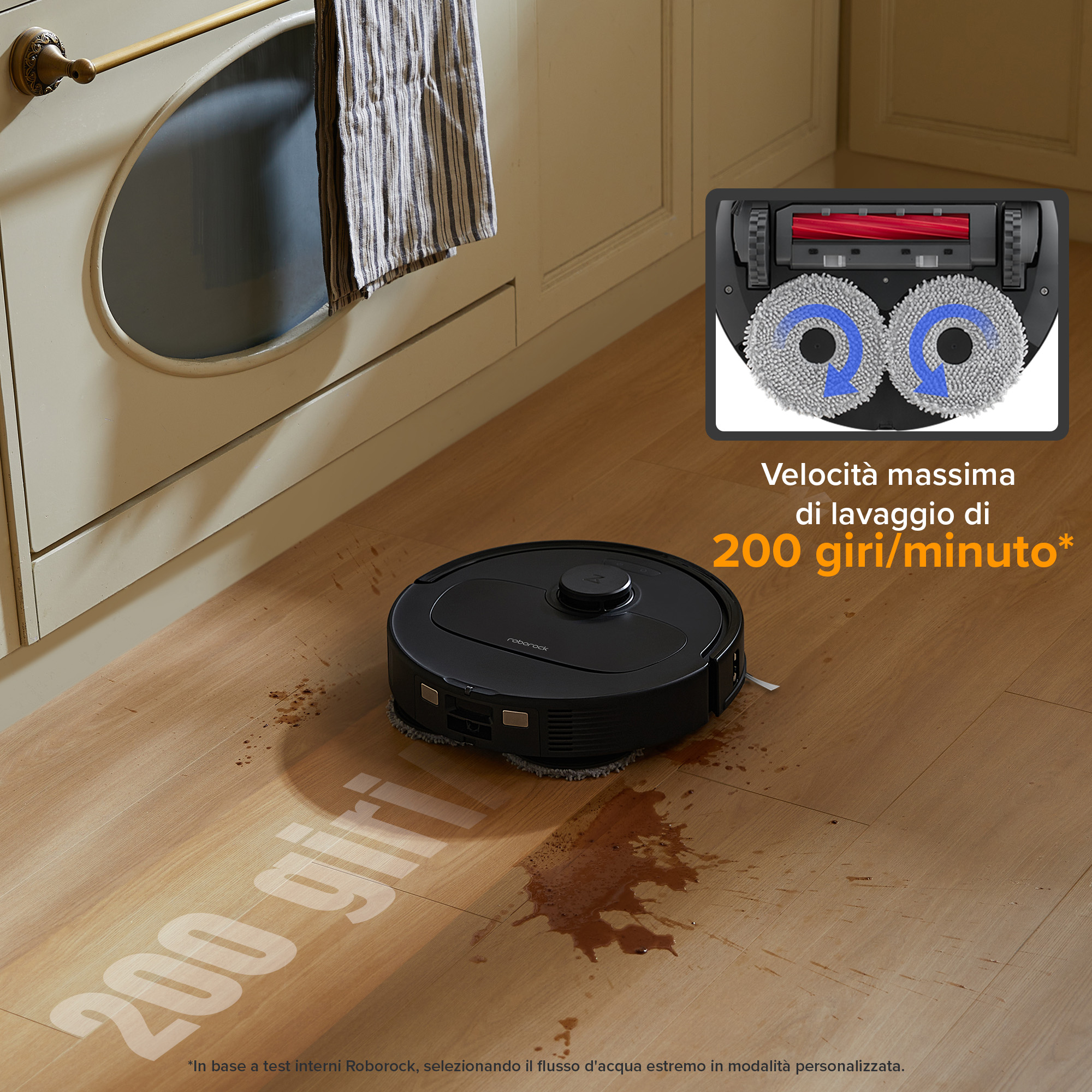 Roborock aspirapolvere robot Qr 598 Black Nbox